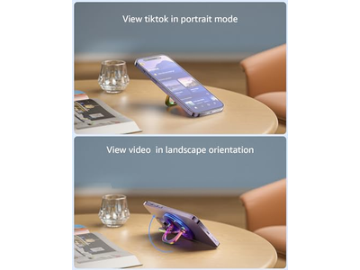Poignée pour téléphone — MagSafe Phone Grip Magnetic Ring Holder with Adjustable Stand Colorf