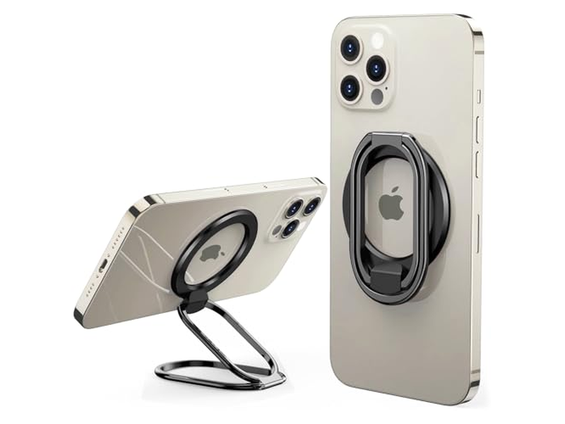 Poignée pour téléphone — MagSafe Phone Ring Holder Adjustable Magnetic Kickstand