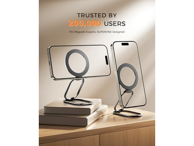 Poignée pour téléphone — MagSafe Phone Ring Holder Adjustable Magnetic Kickstand