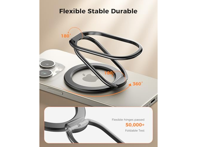 Poignée pour téléphone — MagSafe Phone Ring Holder Adjustable Magnetic Kickstand
