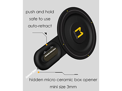 Poignée pour téléphone — MagSafe Stand Grip - Removable 360degree Adjustable Phone Kickstand - Black