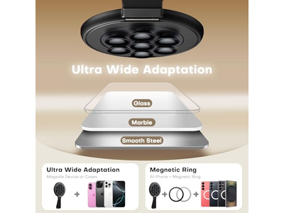 Poignée pour téléphone — Magsafe Suction Phone Grip Universal Magnetic Suction Grip