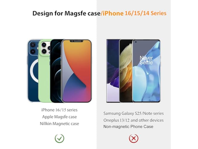 Support pour téléphone — Magsafe Wall Mount Magnetic Shower Phone Holder Waterproof