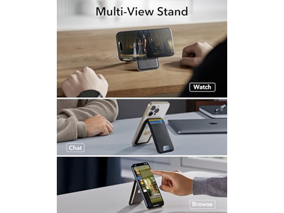 Portefeuille — MagSafe Wallet 5 Card Holder RFID Blocking Slim Adjustable Stand