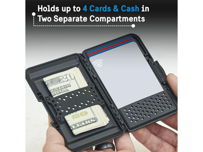 Portefeuille — MagSafe Wallet for iPhone - Snap-On Magnetic Card Holder - Detachable