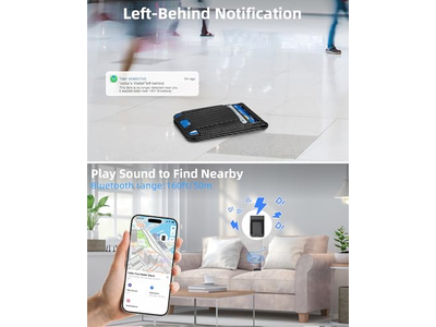 Portefeuille — MagSafe Wallet Stand with Find My Anti-Lost 9 Card Holder RFID Bloc