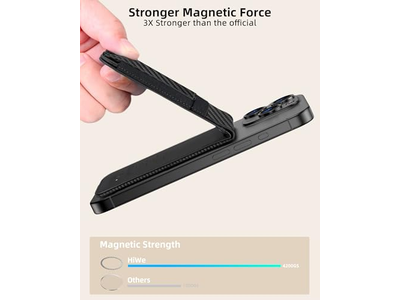 Portefeuille — MagSafe Wallet Stand with Find My Anti-Lost 9 Card Holder RFID Bloc