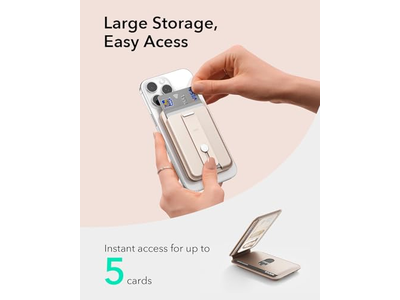 Portefeuille — MagSafe Wallet with 5 Card Holder Adjustable Stand RFID-Blocking