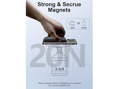 Portefeuille — MagSafe Wallet with Find My Magnetic Card Holder Adjustable Stand 6