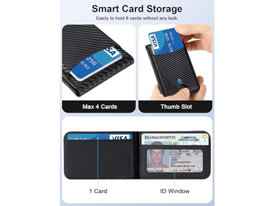 Portefeuille — MagSafe Wallet with Find My Magnetic Card Holder Adjustable Stand 6