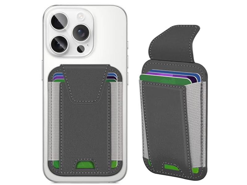 Portefeuille — MagSafe Wallet with Privacy Flap Magnetic Card Holder RFID Blocking