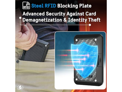 Portefeuille — MagSafe Wallet with RFID Blocking - Magnetic Phone Wallet for Cash and