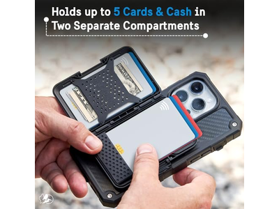 Portefeuille — MagSafe Wallet with RFID Blocking - Magnetic Phone Wallet for Cash and