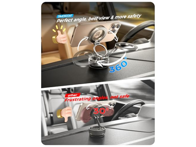 Support pour téléphone — Metal 360 Adjustable Vacuum Suction Cup Phone Mount