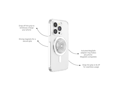 Poignée pour téléphone — Phone Grip for MagSafe with Kickstand Magnetic Stand