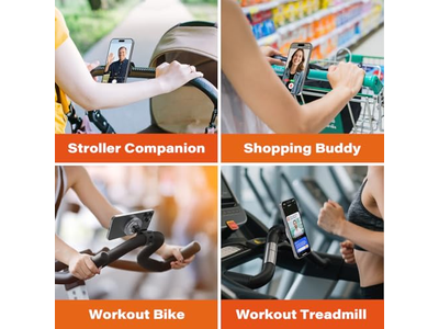 Support pour téléphone — Phone Holder for Peloton Bike Treadmill Stroller Phone Holder