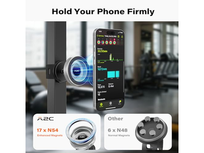 Support pour téléphone — Phone Holder for Peloton Bike Treadmill Stroller Phone Holder