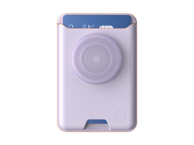 Portefeuille — Phone Wallet with Expanding Grip and Adapter Ring for MagSafe Lavende