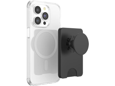 Portefeuille — Phone Wallet with Expanding Grip and MagSafe Adapter Ring - Black