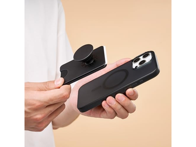 Portefeuille — Phone Wallet with Expanding Grip and MagSafe Adapter Ring - Black