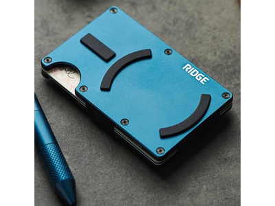 Portefeuille — Slim Minimalist Compact Wallet and Card Holder RFID Protected with C