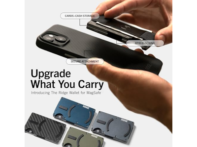 Portefeuille — Slim Minimalist Compact Wallet and Card Holder RFID Protected with C