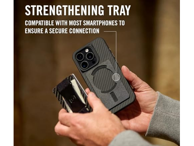 Portefeuille — Slim Minimalist Compact Wallet and Card Holder RFID Protected with C