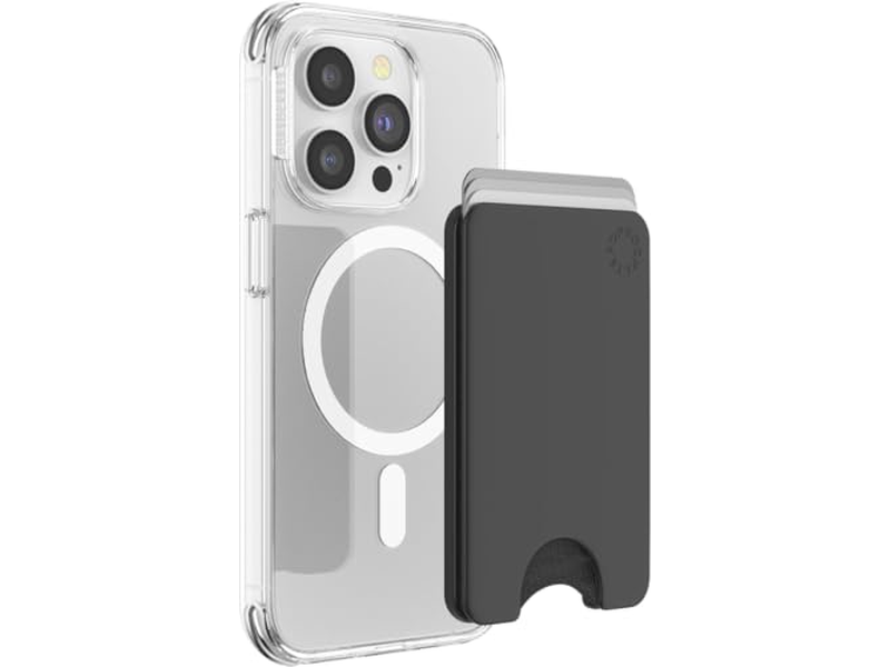 Portefeuille — Slim Phone Wallet and Card Holder Wireless Charging Compatible - Blac