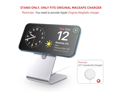 Support pour téléphone — Stand for MagSafe Charger CreaDream Aluminum Stand Holder