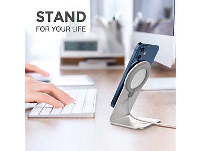 Support pour téléphone — Stand for MagSafe Charger CreaDream Aluminum Stand Holder
