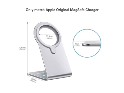 Support pour téléphone — Stand for MagSafe Charger CreaDream Aluminum Stand Holder