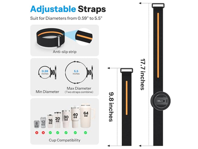 Support pour téléphone — Strong Magnets Compatible with 30oz Stanley 16-64 oz Bottle