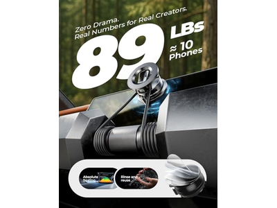 Support pour téléphone — Suction Cup Phone Mount, Vacuum Magnetic Phone Holder