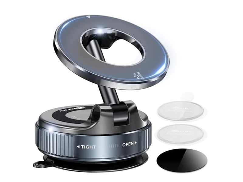 Support pour téléphone — Suction Cup Phone Mount with Washable Nano Gel Pads