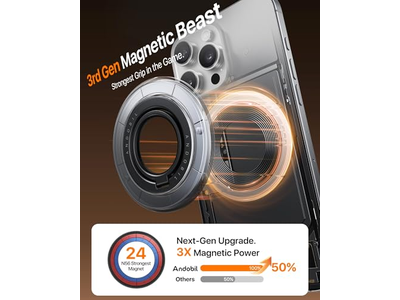 Poignée pour téléphone — Two-Sided Magnet Cell Phone Ring Holder