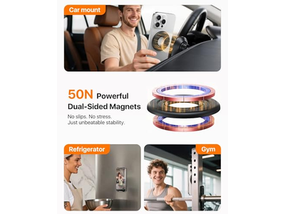 Poignée pour téléphone — Two-Sided Magnet Cell Phone Ring Holder
