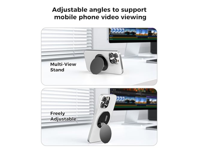 Poignée pour téléphone — Two-Sided Magnetic Phone Ring Holder with Kickstand and Grip