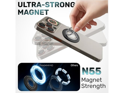 Poignée pour téléphone — Ultra-Strong Magnetic Phone Ring Holder for MagSafe