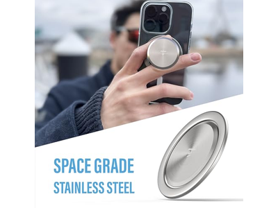 Poignée pour téléphone — Ultra Thin Grip for MagSafe- One Hand Pop Stand Removable for Chargi