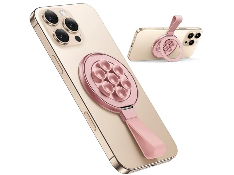 Poignée pour téléphone — Universal Magnetic Suction Phone Grip - 360degree Rotating Hands-Free Holde