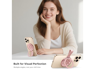 Poignée pour téléphone — Universal Magnetic Suction Phone Grip - 360degree Rotating Hands-Free Holde