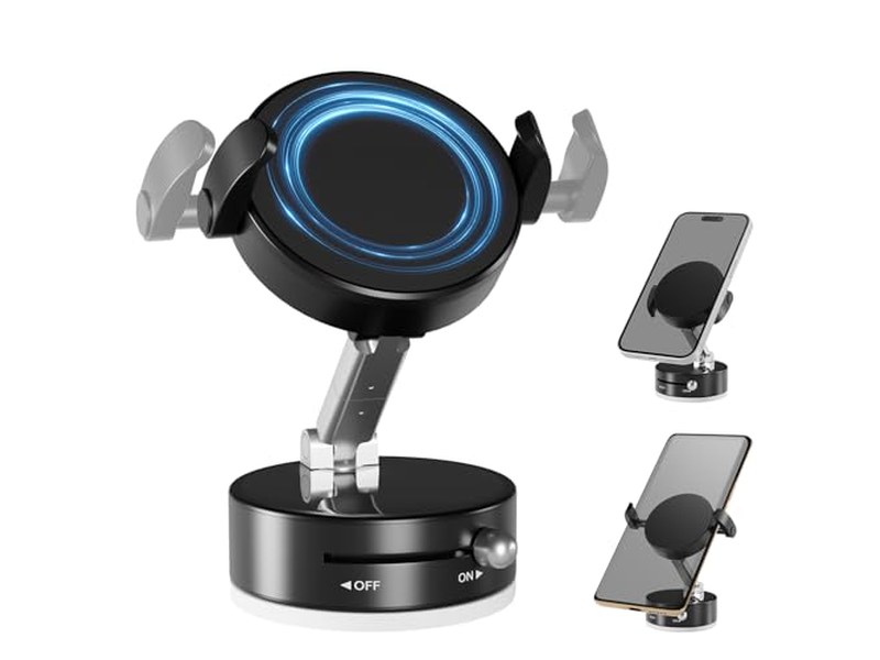 Support pour téléphone — Vacuum Magnetic Phone Holder with Clamp