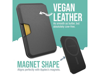 Portefeuille — Vegan Leather Slim Detachable Magnetic Card Holder for MagSafe Phones